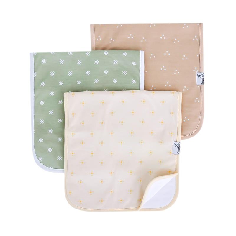 Copper Pearl - 3Pk Premium Baby Burp Cloths Santa Fe Set Image 1