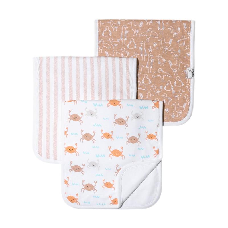 Copper Pearl - 3Pk Premium Baby Burp Cloths Tide Set Image 1