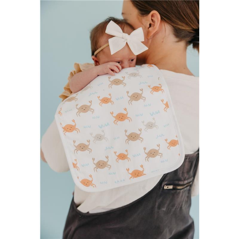 Copper Pearl - 3Pk Premium Baby Burp Cloths Tide Set Image 4