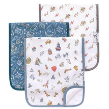 Copper Pearl - 3Pk Premium Baby Burp Cloths Wizarding World Set Image 1