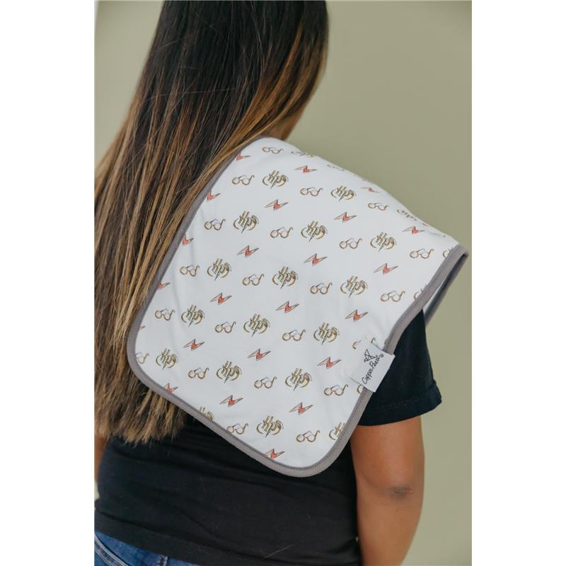 Copper Pearl - 3Pk Premium Baby Burp Cloths Wizarding World Set Image 4