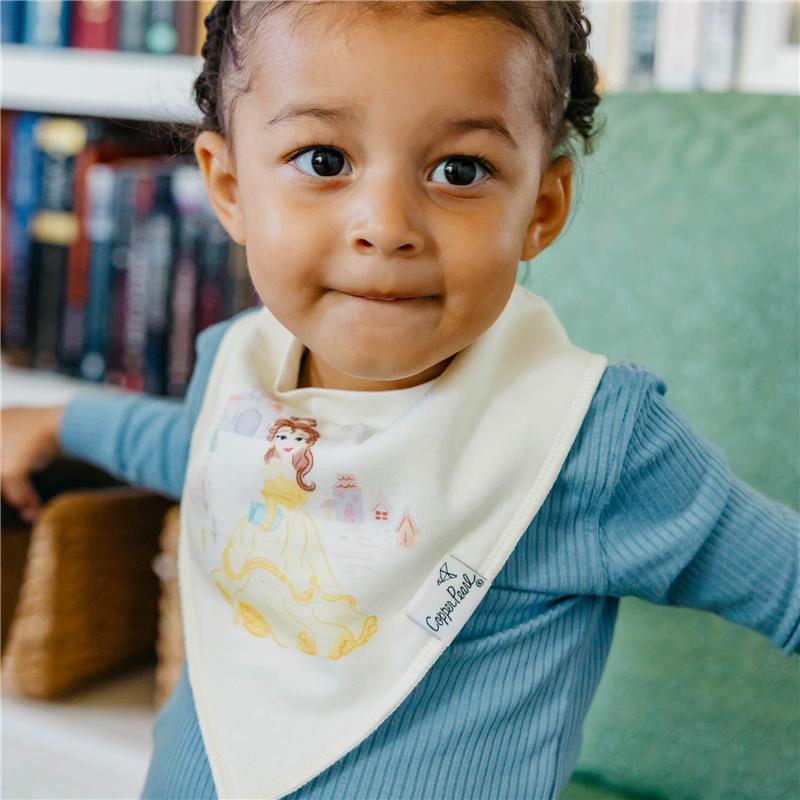 Copper Pearl - 6Pk Disney Princess Bandana Bib Set Image 2