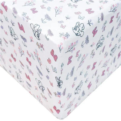 Copper Pearl - Disney Minnie Mouse's Bowquet Premium Crib Sheet Image 1