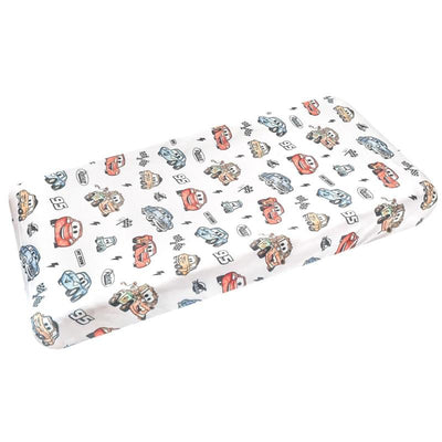 Copper Pearl Disney Pixar Cars Premium Diaper Changing Pad Cover Image 1