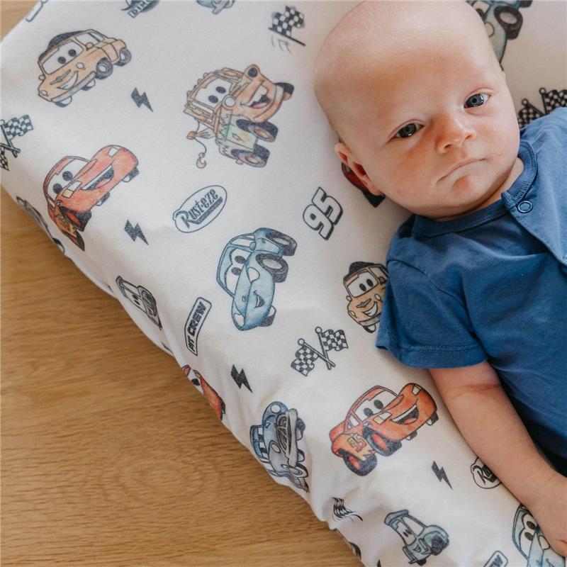 Copper Pearl Disney Pixar Cars Premium Diaper Changing Pad Cover Image 2