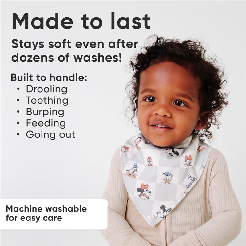 Copper Pearl - Disney Princess Bandana Bib Set Image 3