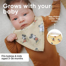 Copper Pearl - Disney Princess Bandana Bib Set Image 5