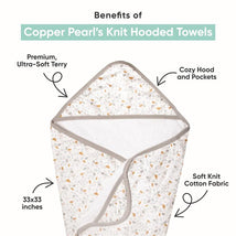 Copper Pearl - Hooded Bath Towels Premium Knit, Rufus Image 2