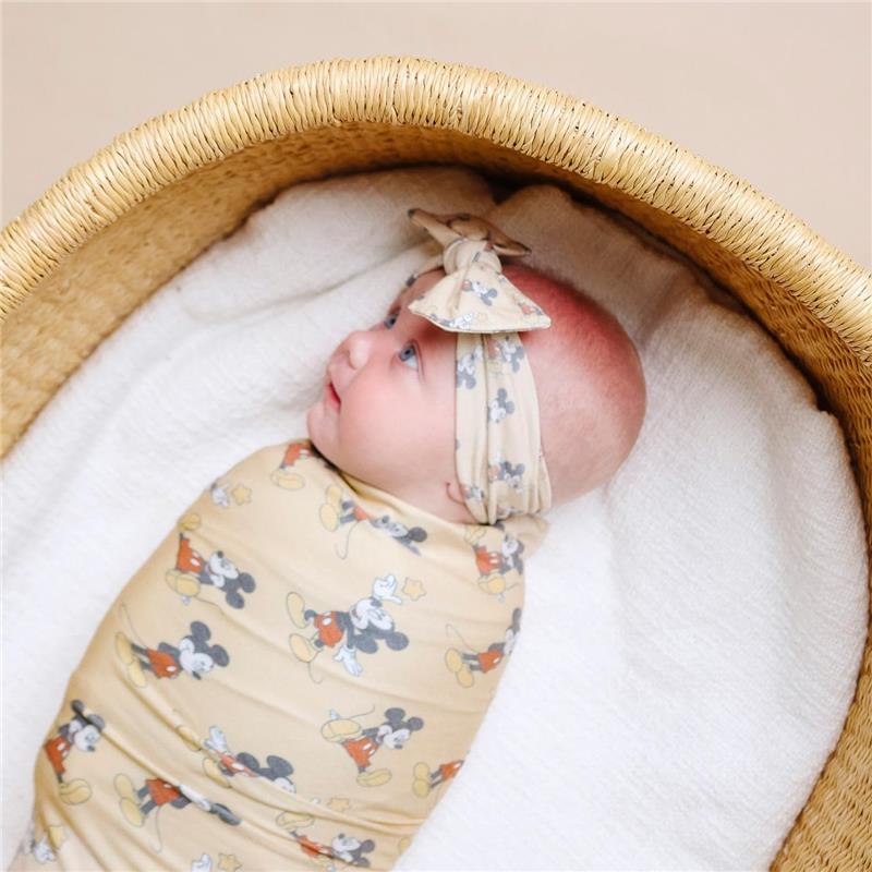 Copper Pearl - Large Premium Knit Baby Swaddle Receiving Blanket Enchanted Friends Image 3