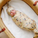 Copper Pearl - Large Premium Knit Baby Swaddle Receiving Blanket Enchanted Friends Image 7