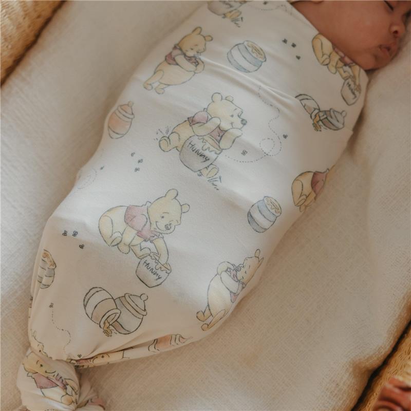 Copper Pearl - Large Premium Knit Baby Swaddle Receiving Blanket Hunny Image 3