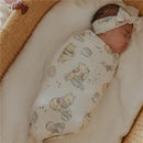 Copper Pearl - Large Premium Knit Baby Swaddle Receiving Blanket Hunny Image 5