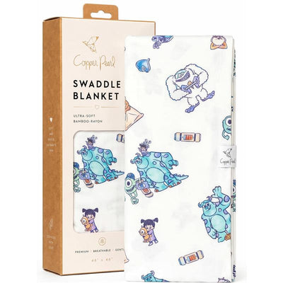 Copper Pearl Monsters Inc Friends Knit Blanket Single Image 1