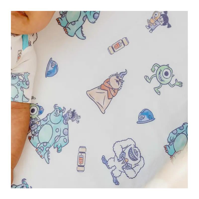 Copper Pearl Monsters Inc Friends Premium Crib Sheet Image 3