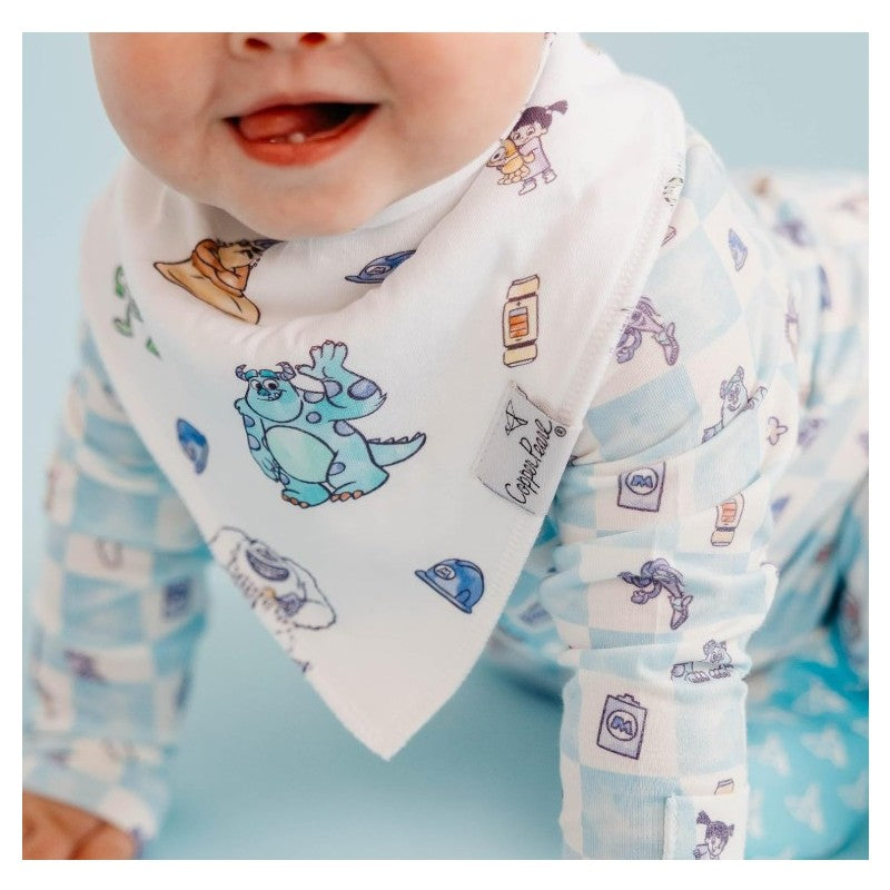 Copper Pearl - Monsters Inc Medley Bandana Bib Set Image 6