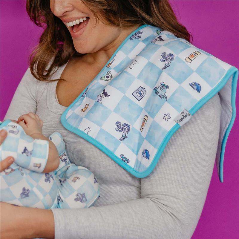 Copper Pearl Monsters Inc Medley Burp Cloth Set Image 6