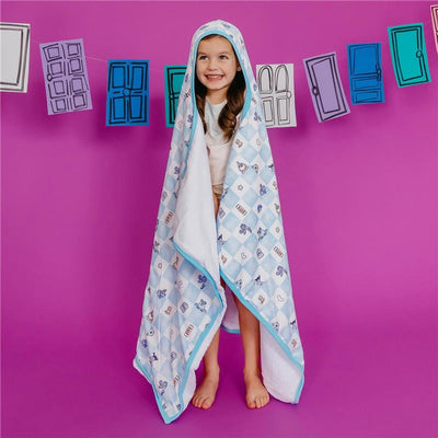 Copper Pearl Monsters Inc Medley Premium Big Kid Hooded Towel Image 1