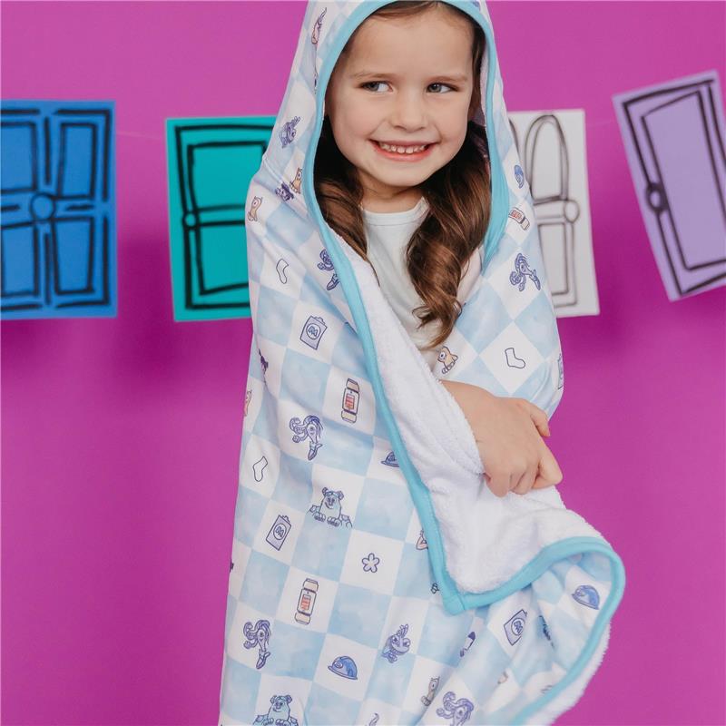 Copper Pearl Monsters Inc Medley Premium Big Kid Hooded Towel Image 3