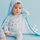 Copper Pearl Monsters Inc Medley Premium Knit Hooded Towel Image 5