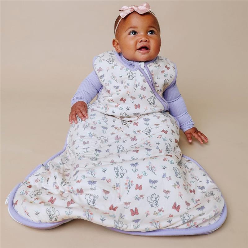 Copper Pearl - Premium 3-Layer Knit Sleep Bag 1.0 TOG, Minnie Mouse's Bowquet Image 4