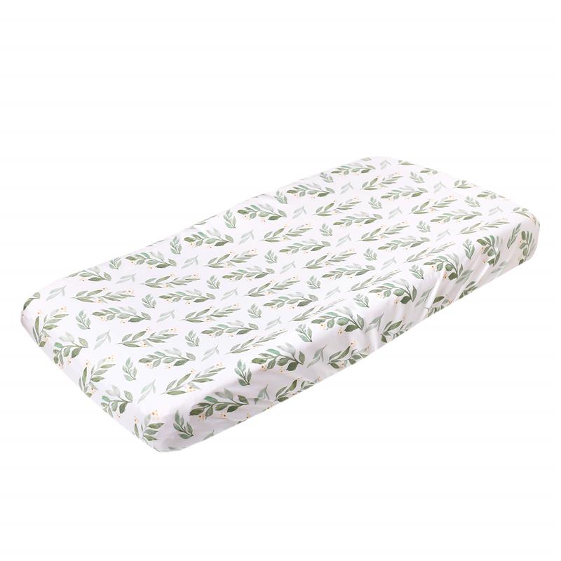 Copper Pearl - Premium Knit Changing Pad Cover Soft, Fern Image 1
