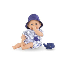 Corolle Dolls Bebe Bath Marin Baby Doll 12 Soft-Body with Rubber Whale Toy Image 2