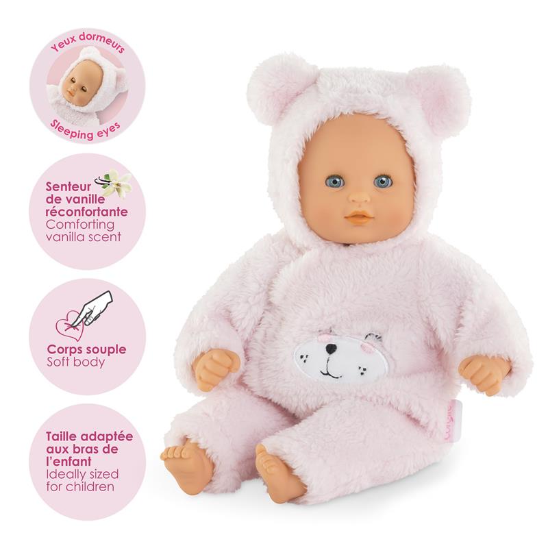 Corolle Dolls My First Baby Doll Cuddly Teddy Bear 12 Soft Boy Baby Doll with Vanilla Scent Image 3