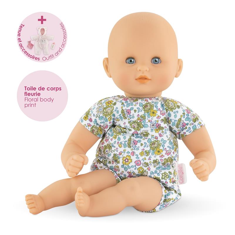 Corolle Dolls My First Baby Doll Cuddly Teddy Bear 12 Soft Boy Baby Doll with Vanilla Scent Image 5