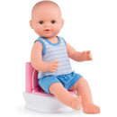 Corolle Realistic and Interactive Potty Training Doll for Girls with Flushing Toilet Sound - Educational Potty Toys for Toddlers - Corolle Baby Dol Image 6