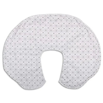 Cover for The Peanut Shell Extra-Large Nursing Pillow, Celeste Grey Image 1