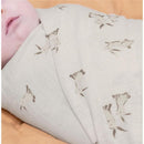 Crane - Baby 100% Organic Cotton Bunny Single Baby Swaddle Wrap Image 9