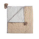 Crane - Baby Blanket Soft Cotton Quilted, Copper Image 1