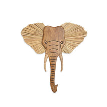Crane - Baby Safari Nursery Décor, Wooden Animal Wall Décor, Elephant Image 1