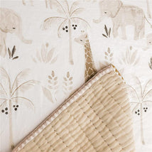 Crane - Baby Soft Cotton Crib Mattress Sheet, Animal Image 2