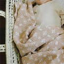 Crane - Baby Soft Muslin Swaddle Blanket, Copper Dash Image 2