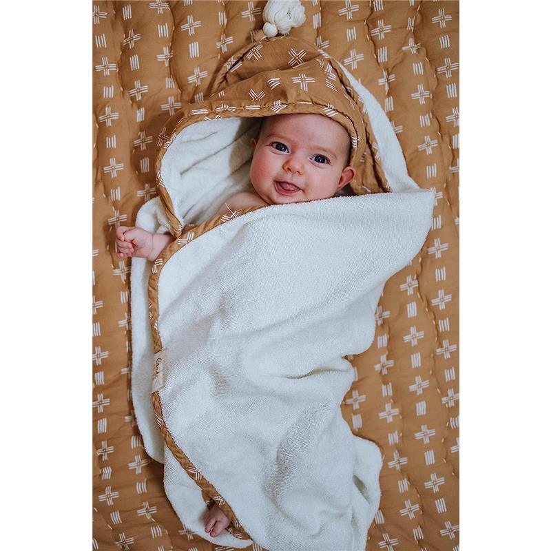 Crane - Baby Towel Baby Hooded Towel, Ezra Image 4