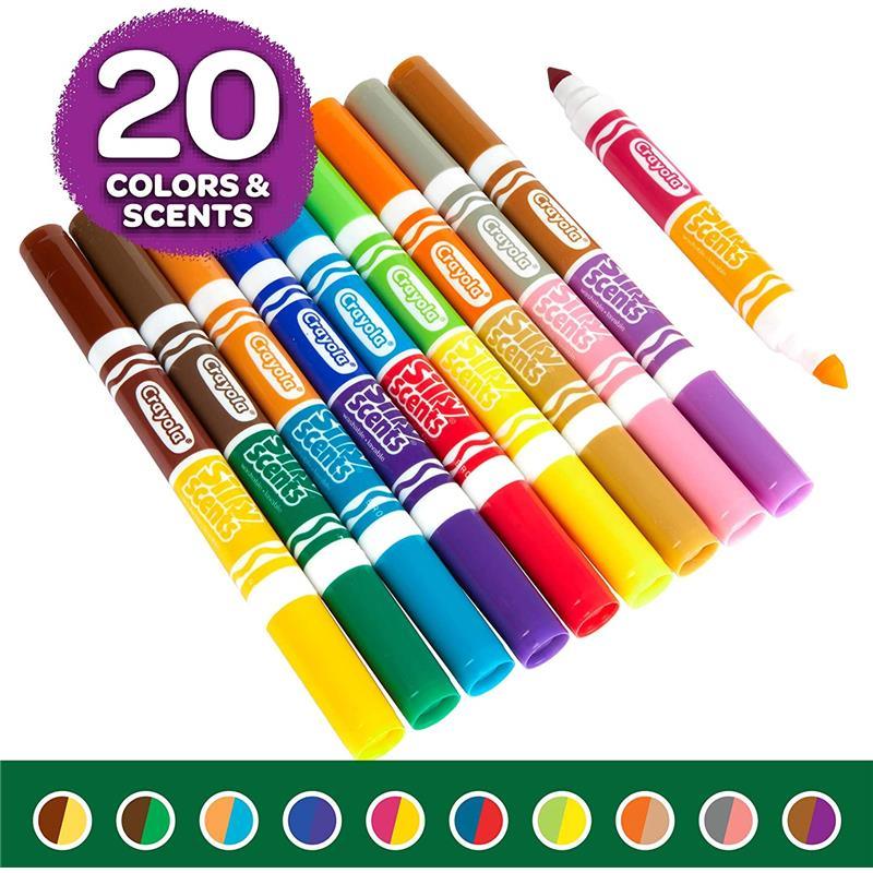Crayola - 10 Ct Silly Scents Sweet Dual-Ended Markers Image 4