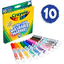 Crayola - 10 Ct Ultra-Clean Washable Classic, Broad Line Markers Image 11