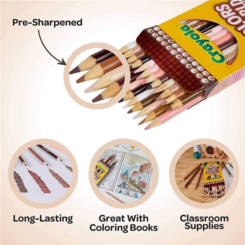 Crayola 12ct Kids Pre-Sharpened Colored Pencils
