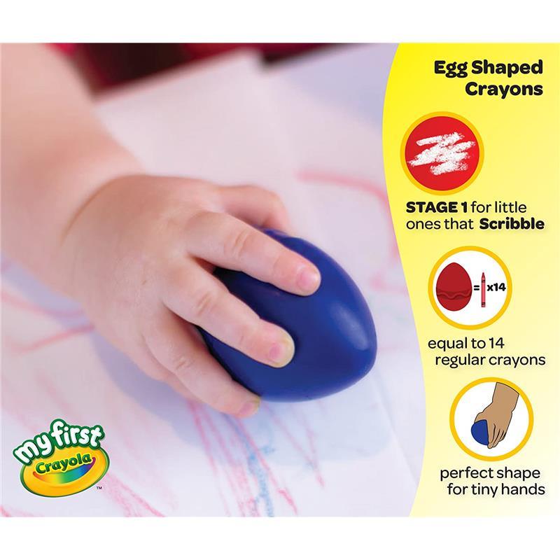 Crayola - 3 Ct Washable Egg Crayons Image 4