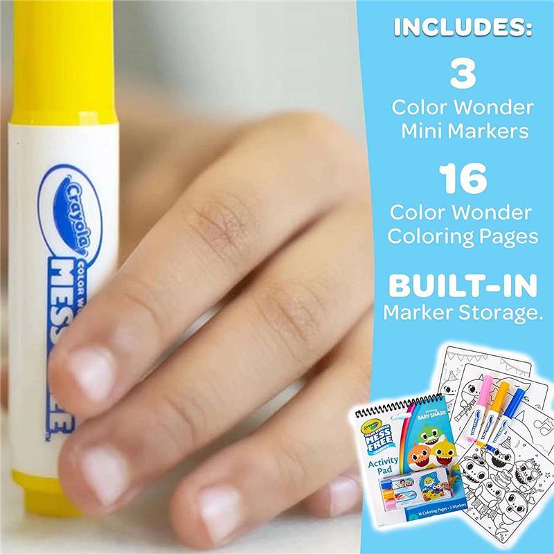 Crayola Color Wonder Activity Pad, Baby Shark
