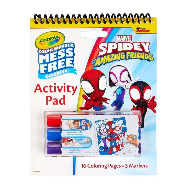 Crayola - Color Wonder Activity Pad, Spidey & Friends Image 1