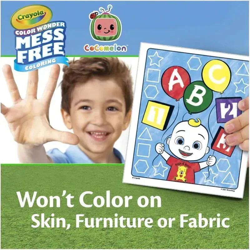 Crayola - Color Wonder Coloring Pad & Markers, Cocomelon | MacroBaby