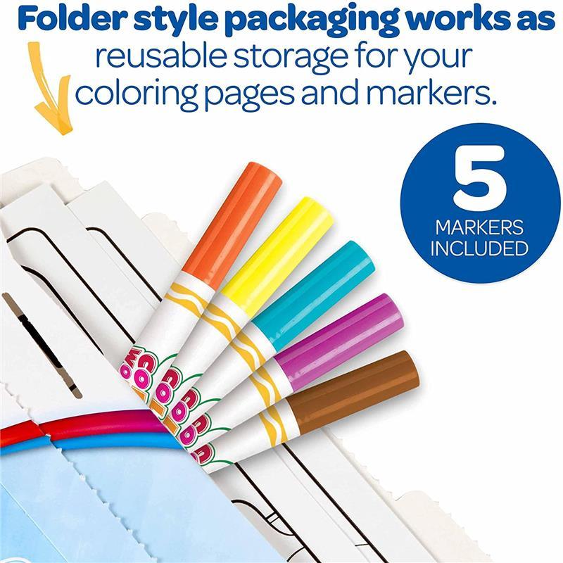 Crayola - Color Wonder Coloring Pad & Markers, Frozen Image 3