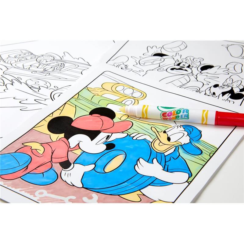 Disney Mickey Mouse Paper Coloring Rolls & Crayons - 3ct