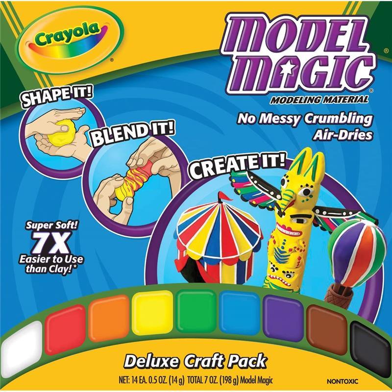 Crayola Model Magic Bulk, Clay Alternative, 10 In A Package, White
