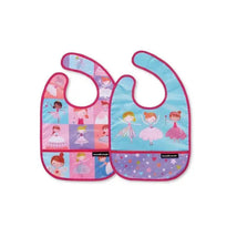 Crocodile Creek Bibs 2 Go Set of 2 Bibs - Sweet Dreams Image 1