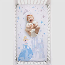 Crown Crafts - Disney Cinderalla Photo Crib Fitted Sheet Image 3