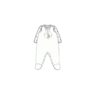 Cudlie - 2Pk Baby Girl Fox Jumper & Bodysuit Set, Ivory Image 1