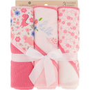 Cudlie - 3Pk Rolled/Carded Hooded Towel, Hello Floral Image 1